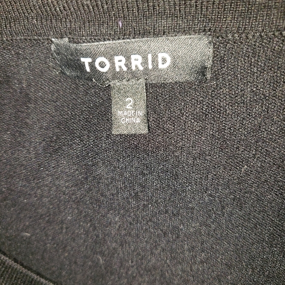 Torrid cute lace cardigan size 2 fits size 3 to - Picture 3 of 3